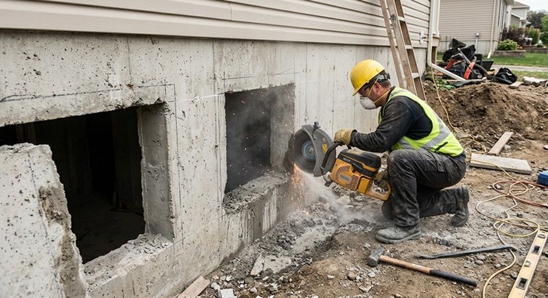 Basement Wall Cutting in Corpus Christi, TX