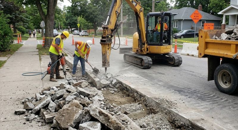 Concrete Curb Removal in Corpus Christi, TX