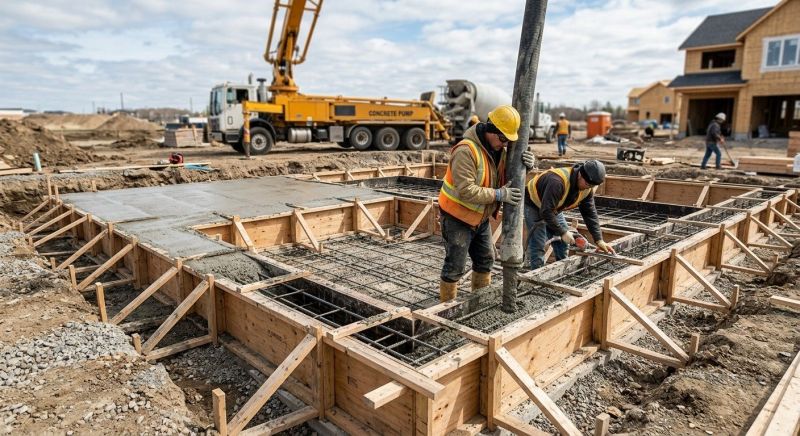 Concrete Foundation Installation in Fort Wayne, IN