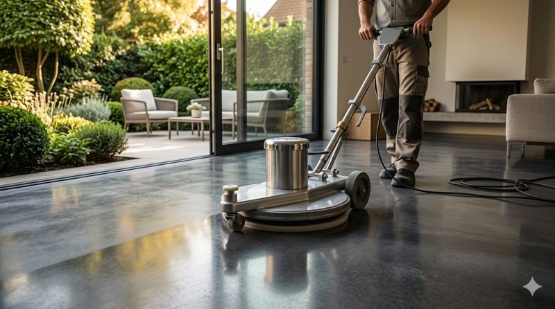 Patio Concrete Polishing in Corpus Christi, TX