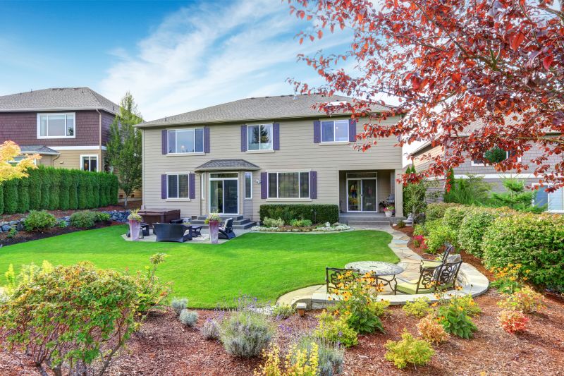 Finished Patio with Landscaping